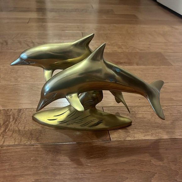 MCM brass dolphins - Picture 2 of 5